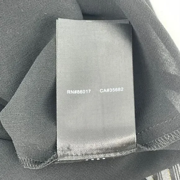 bebe Sheer Ruffle Strapless Dress - Picture 9 of 10